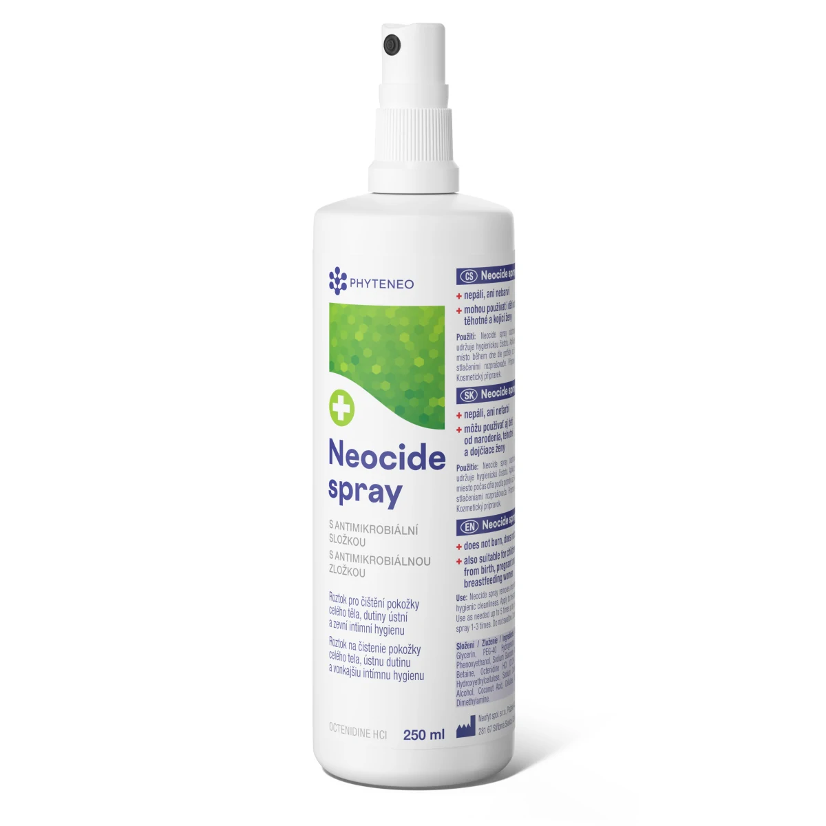 Neocide Spray 250ml na skórę i rany z oktenidyną antyspeptyczny