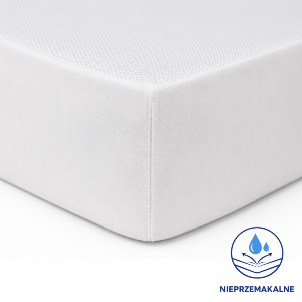 Prześcieradło nieprzemakalne z gumką AIRFLOW 90×200 cm